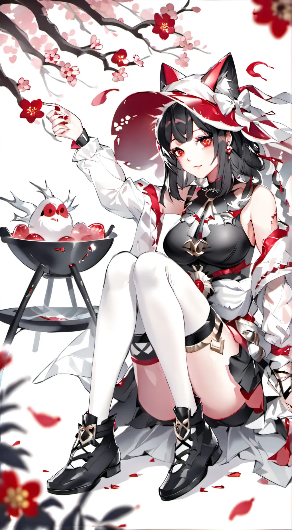 ai character: Mha singing! background