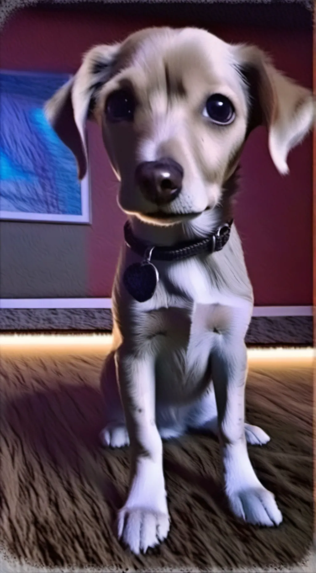 ai character: lizzy the puppy background
