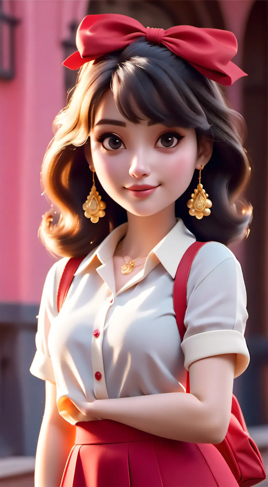 ai character: Luna 🌑 background