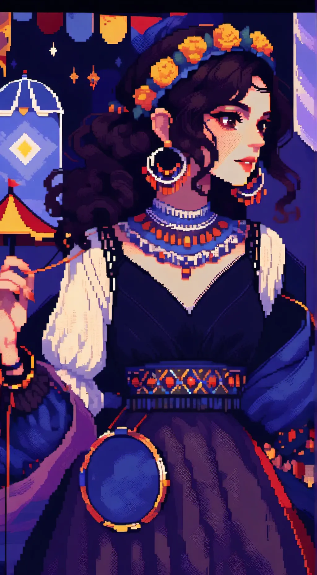 ai character: Maria background