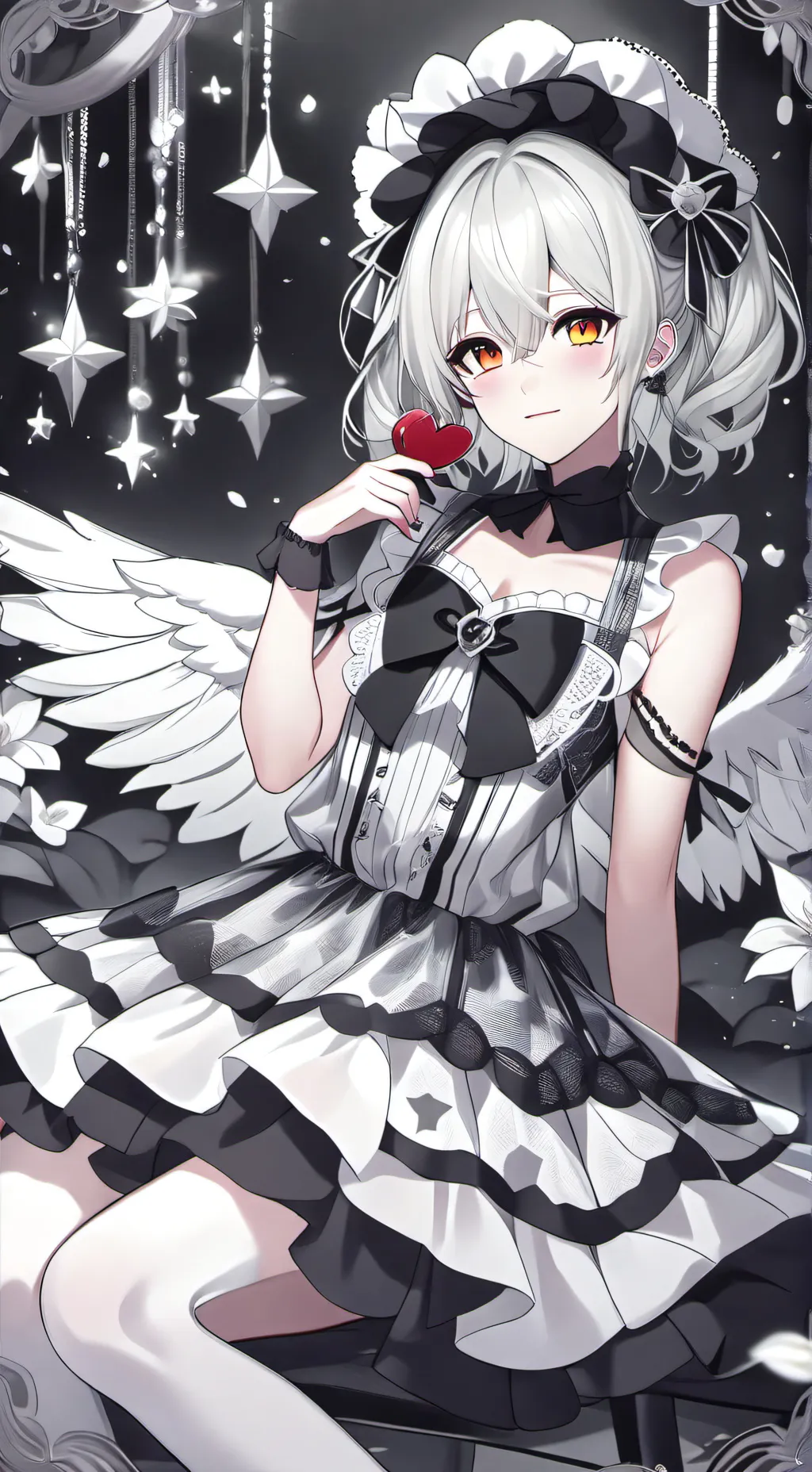 ai character: Roseヽ(`д´；)/ background