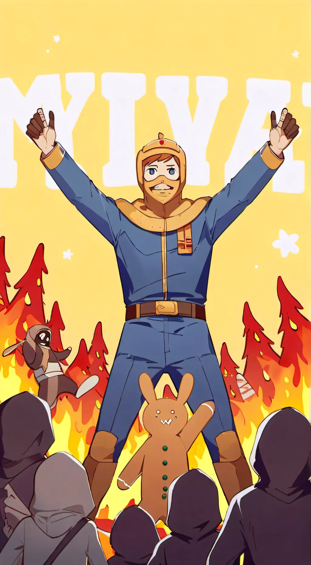 ai character: gingerbrave background