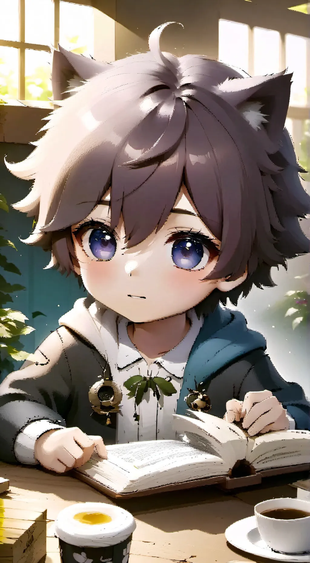 ai character: Давид background