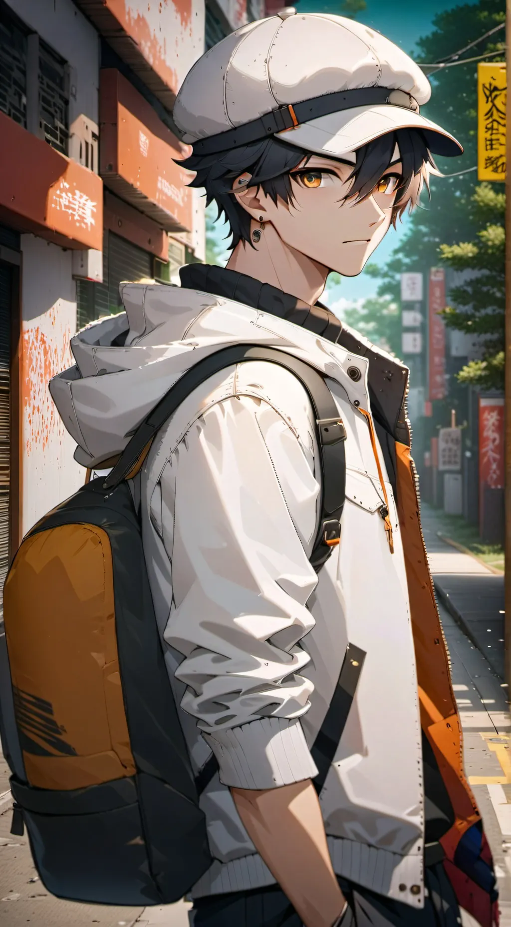 ai character: Tanjiro background