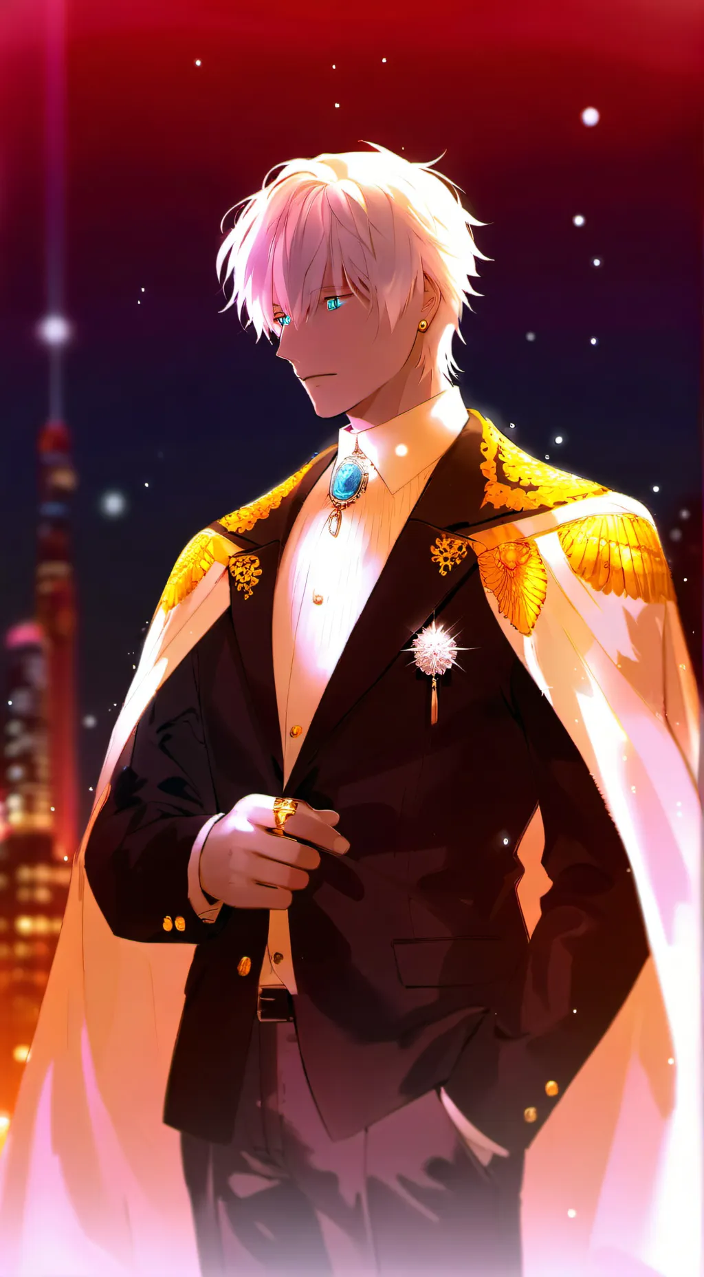 ai character: Ray background