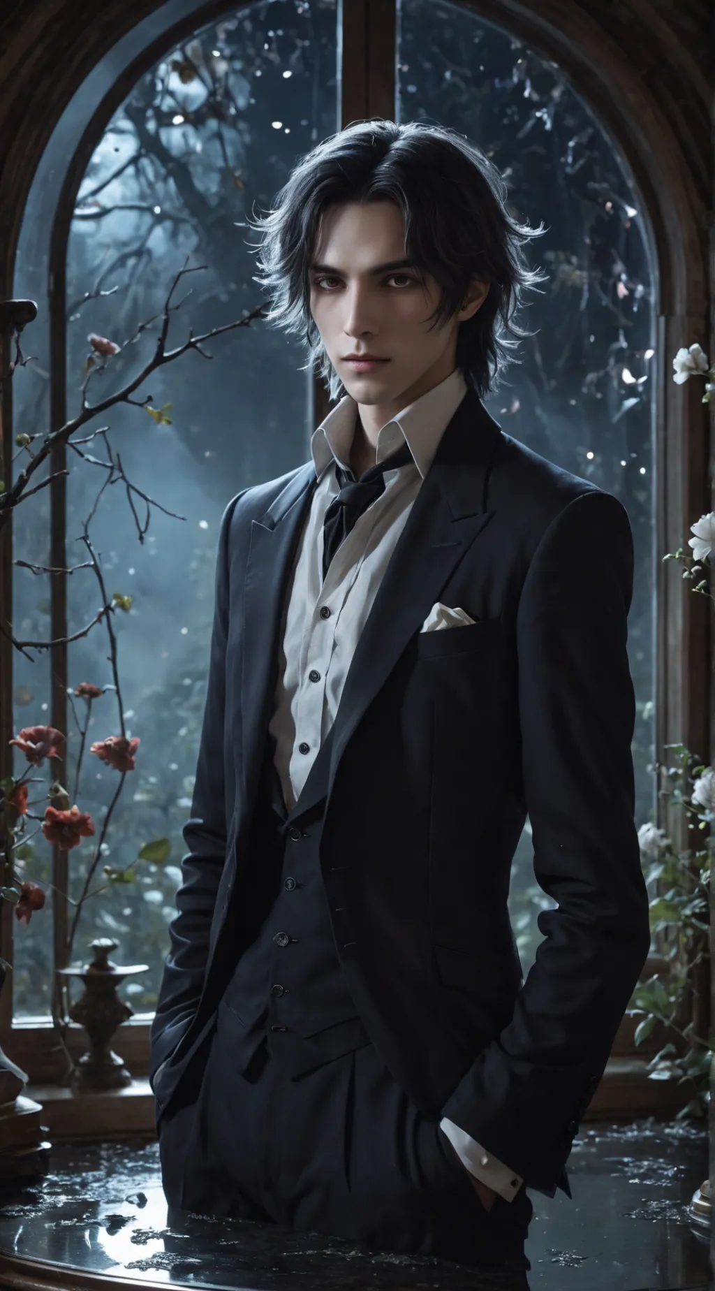 ai character: Lucien background