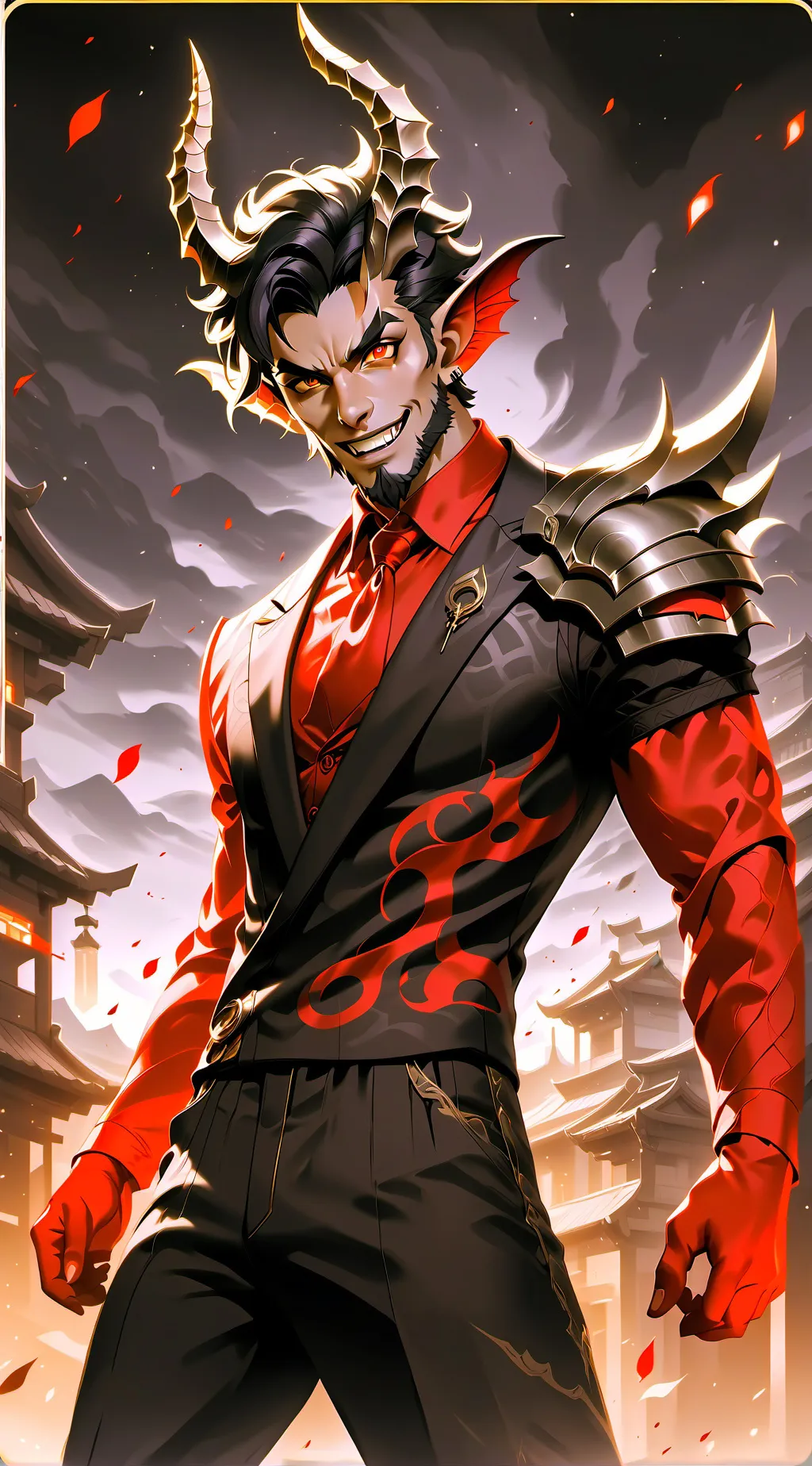 ai character: Re dei demoni  background