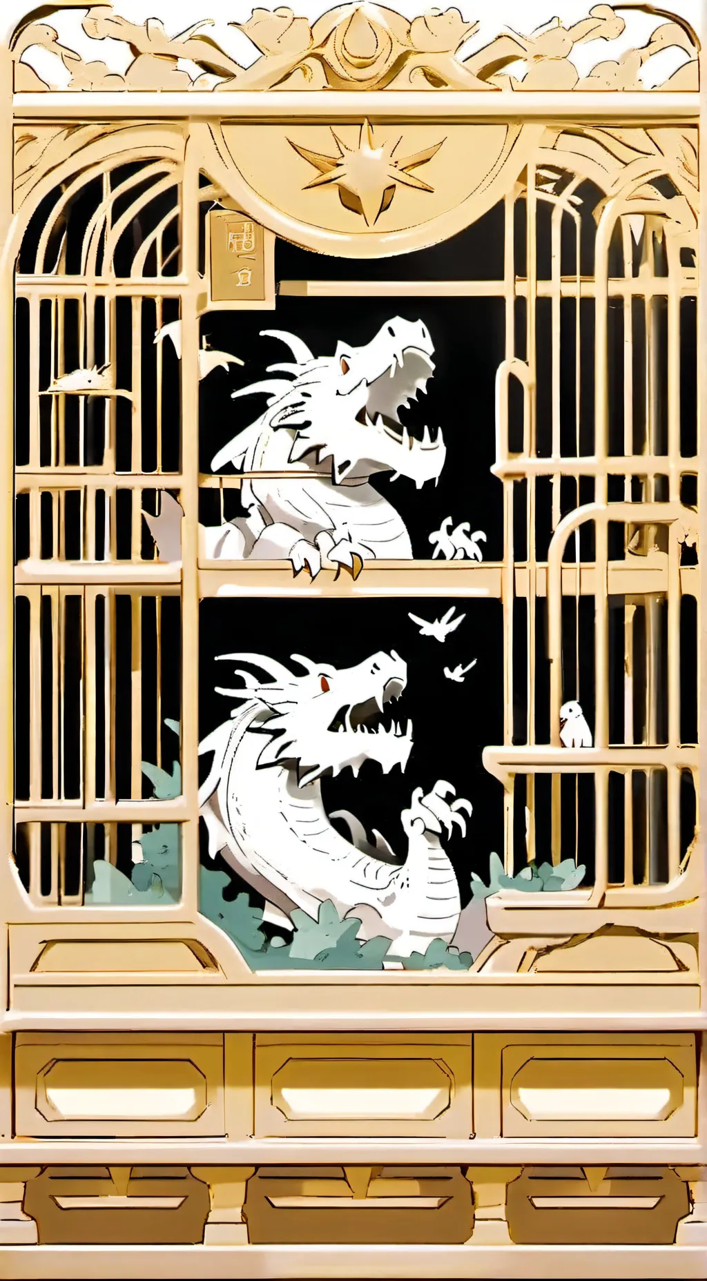 ai character: dragon pet background