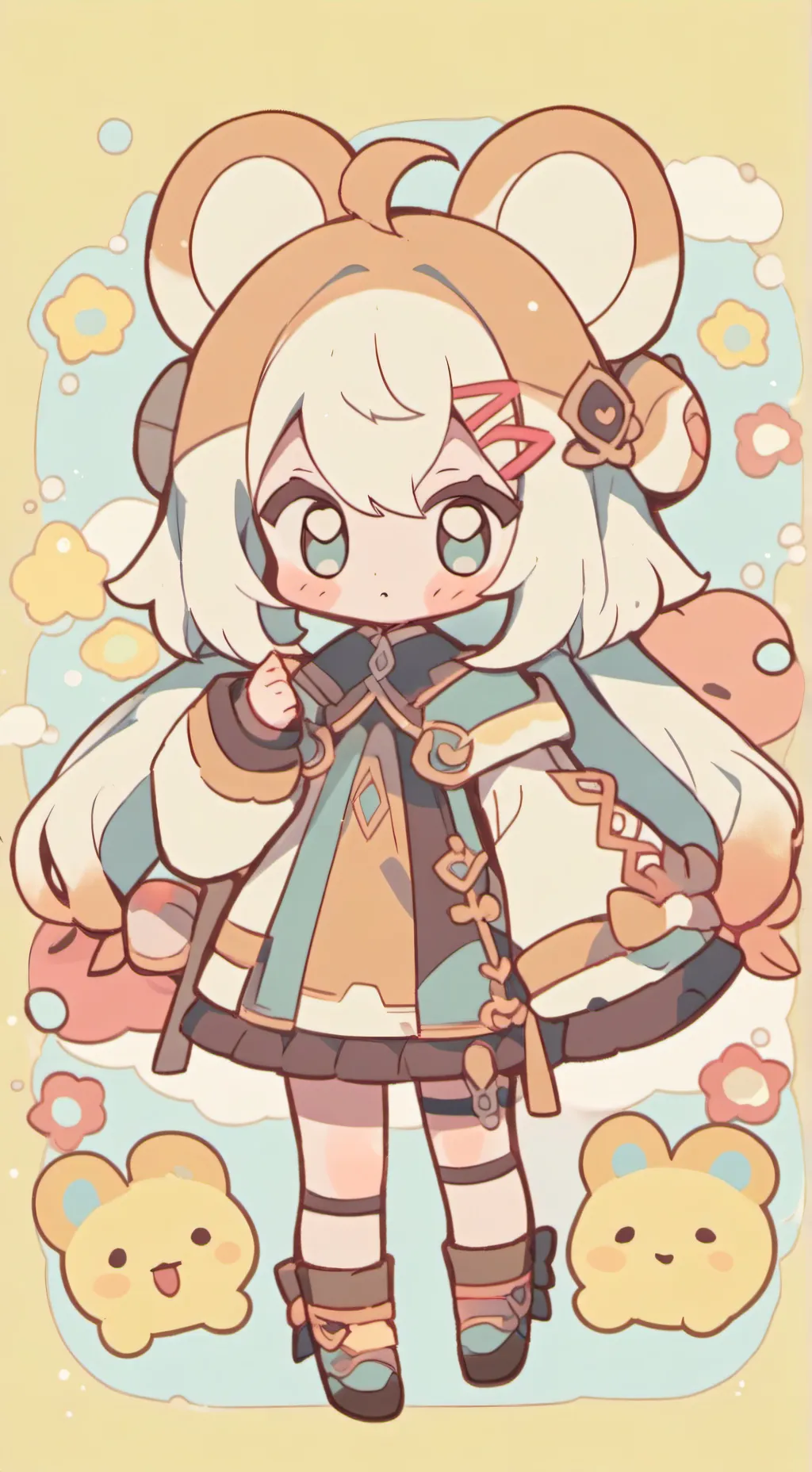 ai character: Pvc x smc background