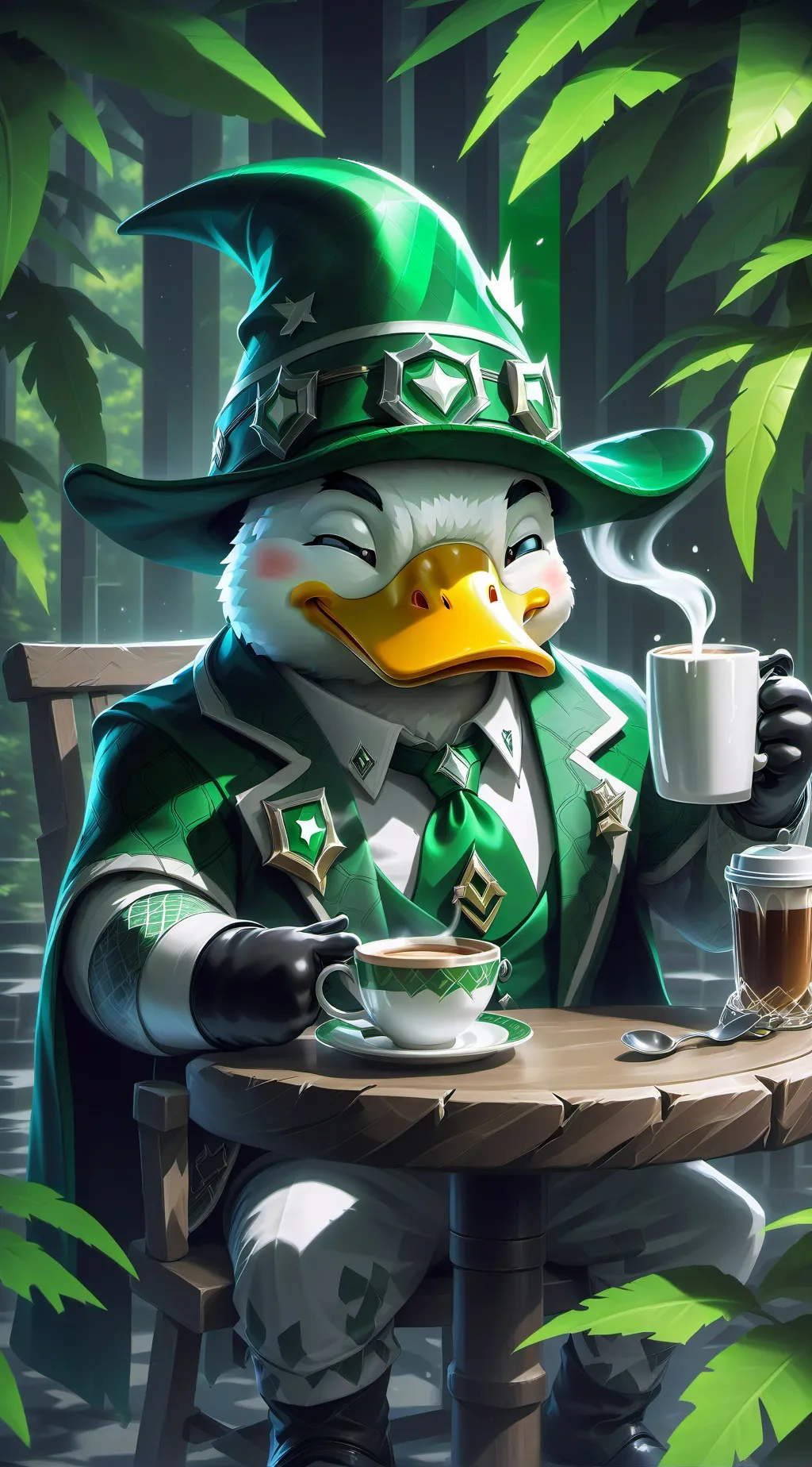 ai character: TheXex background
