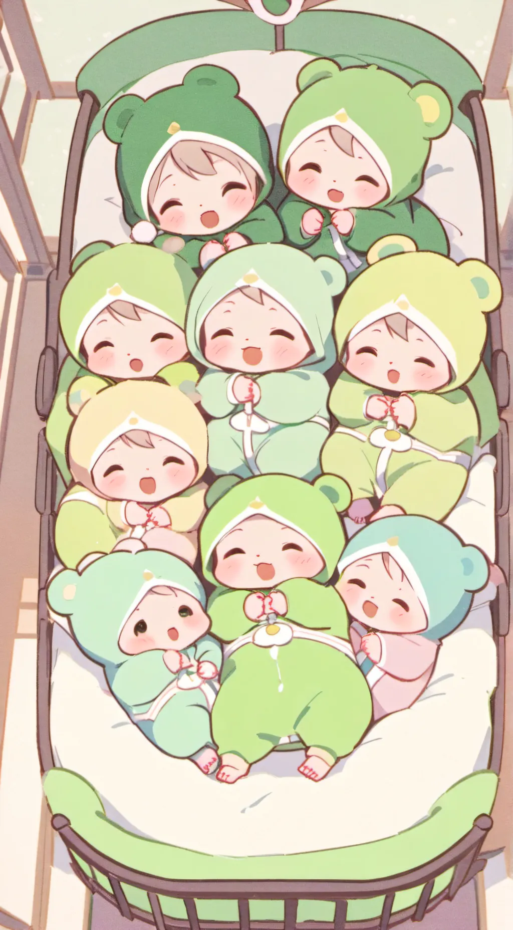 ai character: 1000 Babies! background