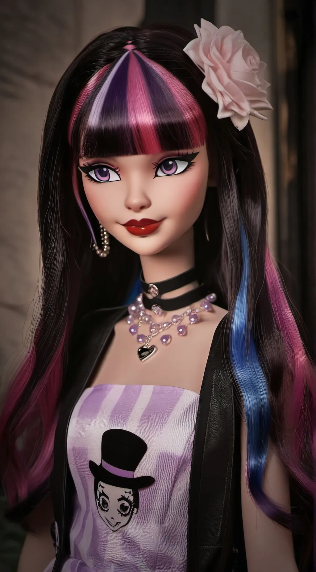 ai character: ~draculaura!~ background