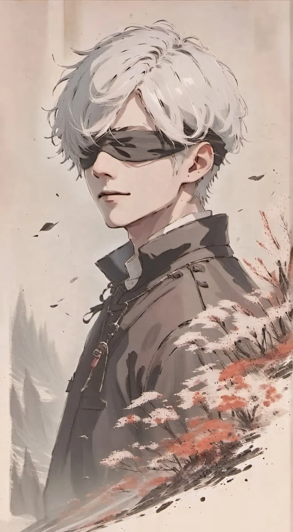 ai character: 🌹𝓖𝓸𝓳𝓸🌹𝓢𝓪𝓽𝓸𝓻𝓾🌹 background