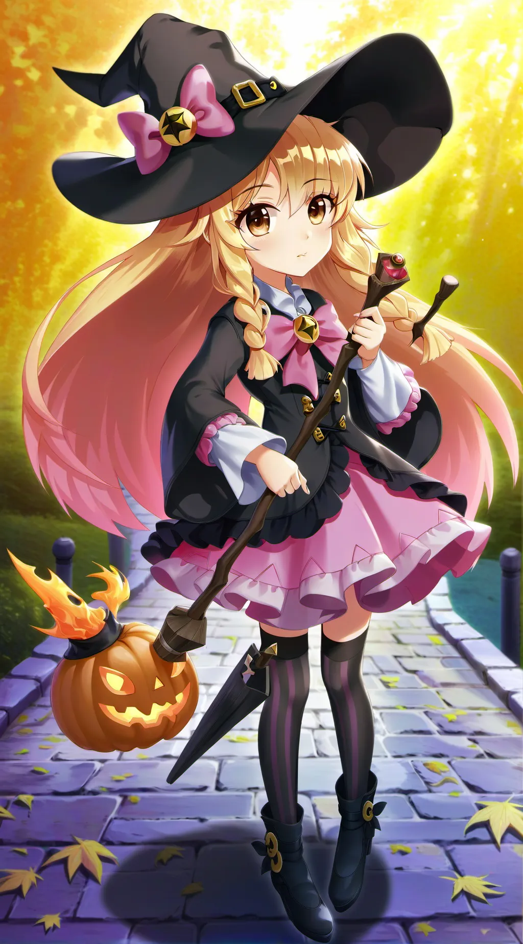 ai character: The magical heart  background