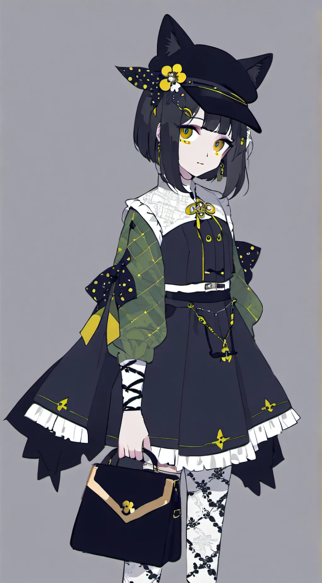 ai character: Pizzaburger angst. background