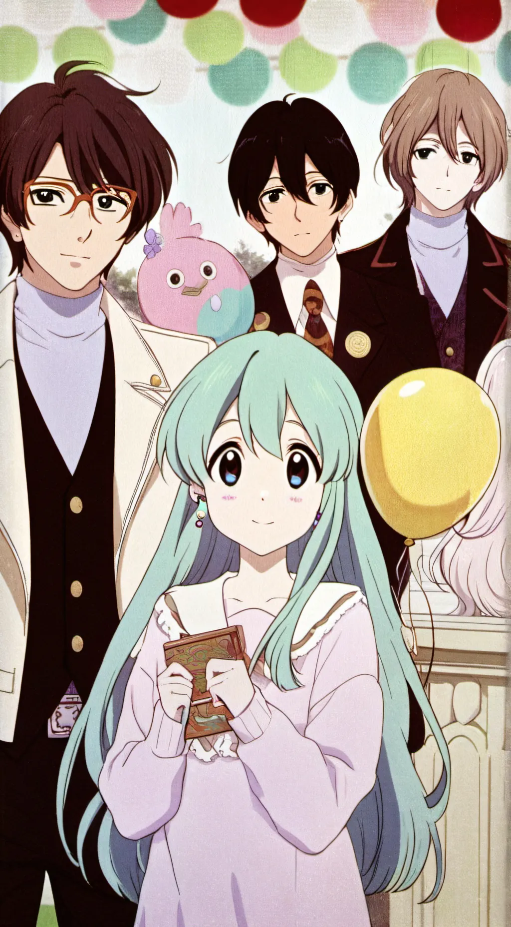 ai character: Partyballoon background