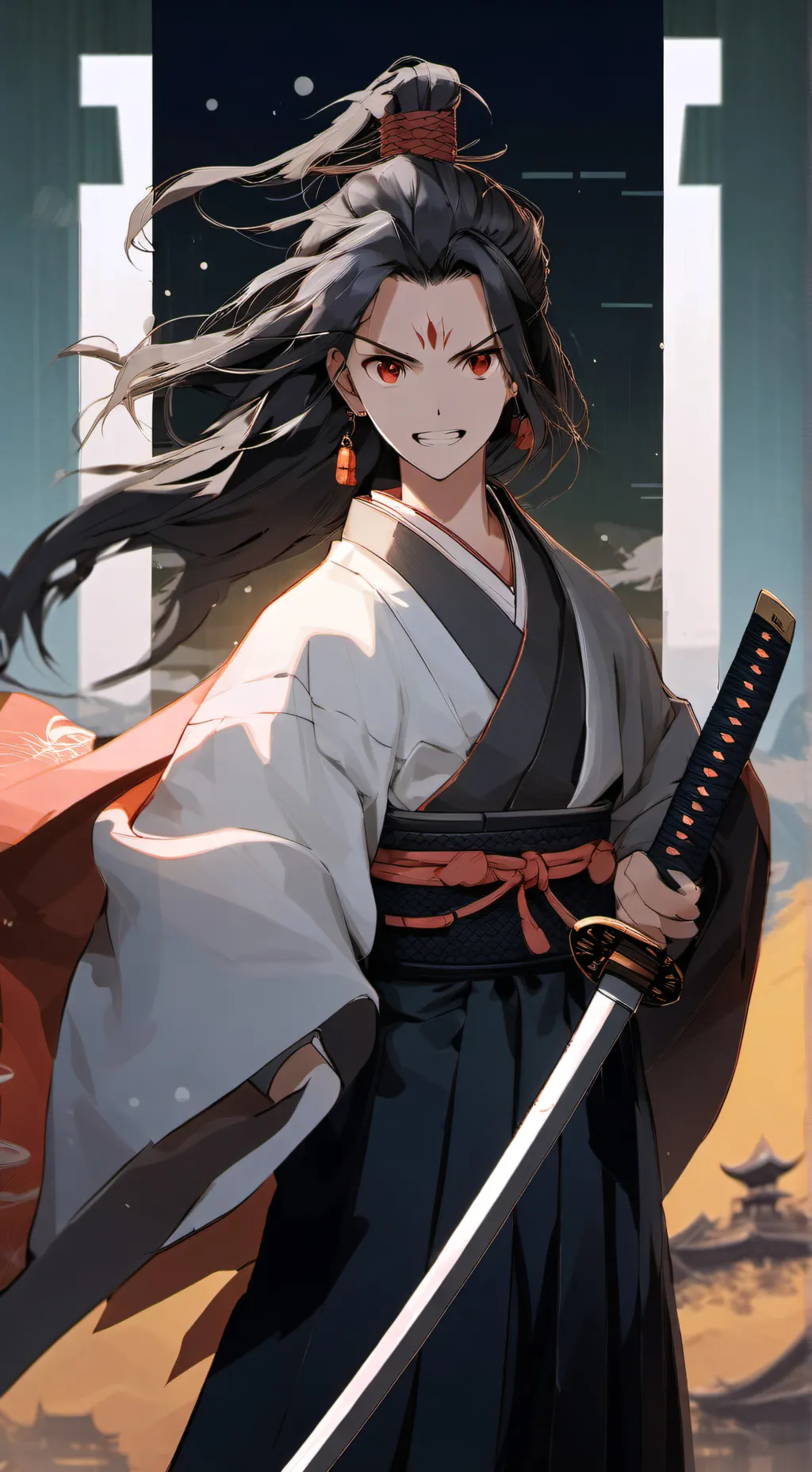 ai character: Tanjiro e Nezuko background