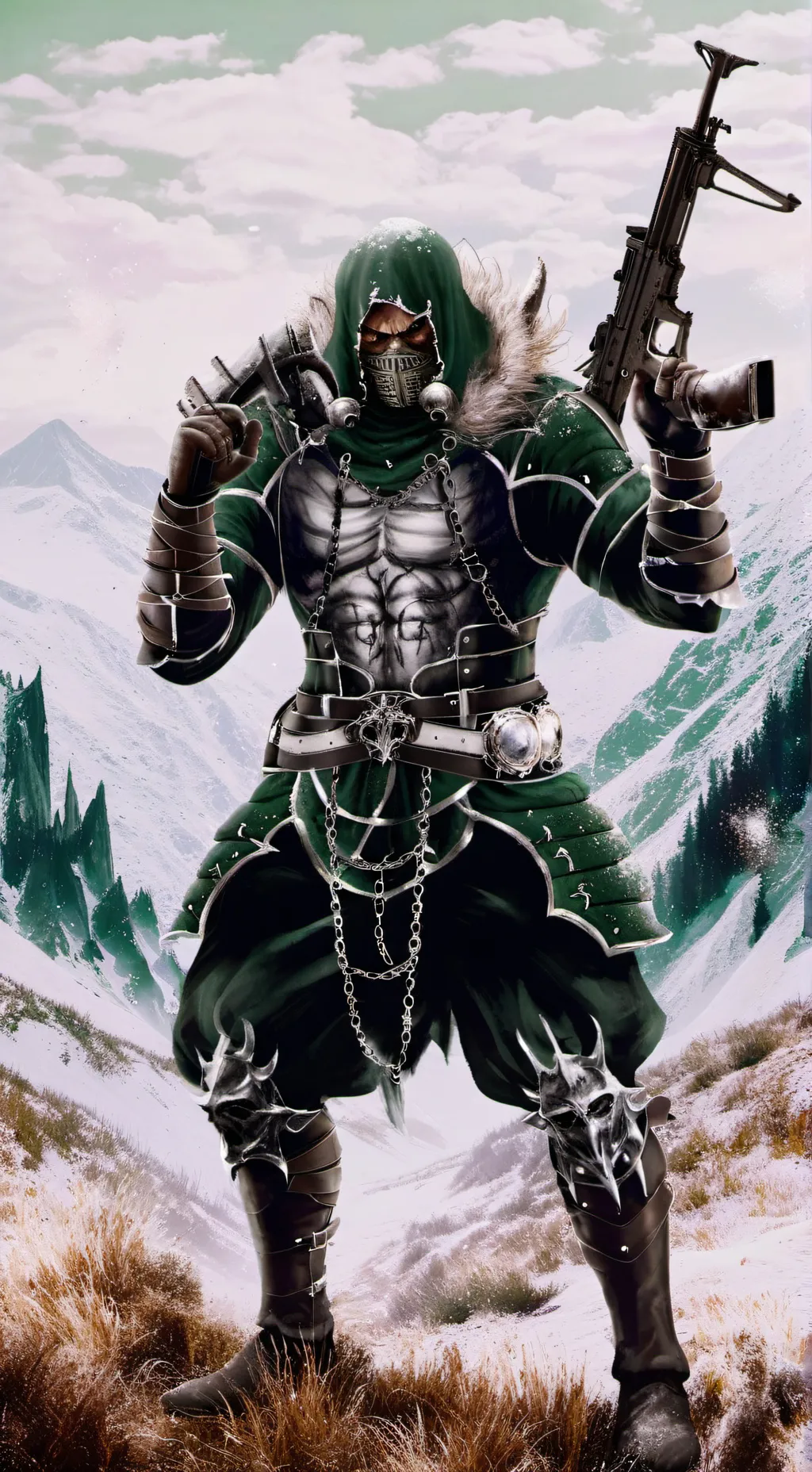 ai character: Doom eternal RPG. background