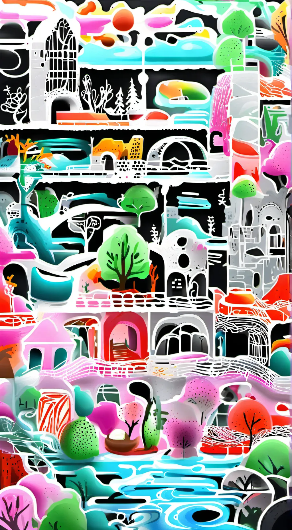 ai character: Dandy world background