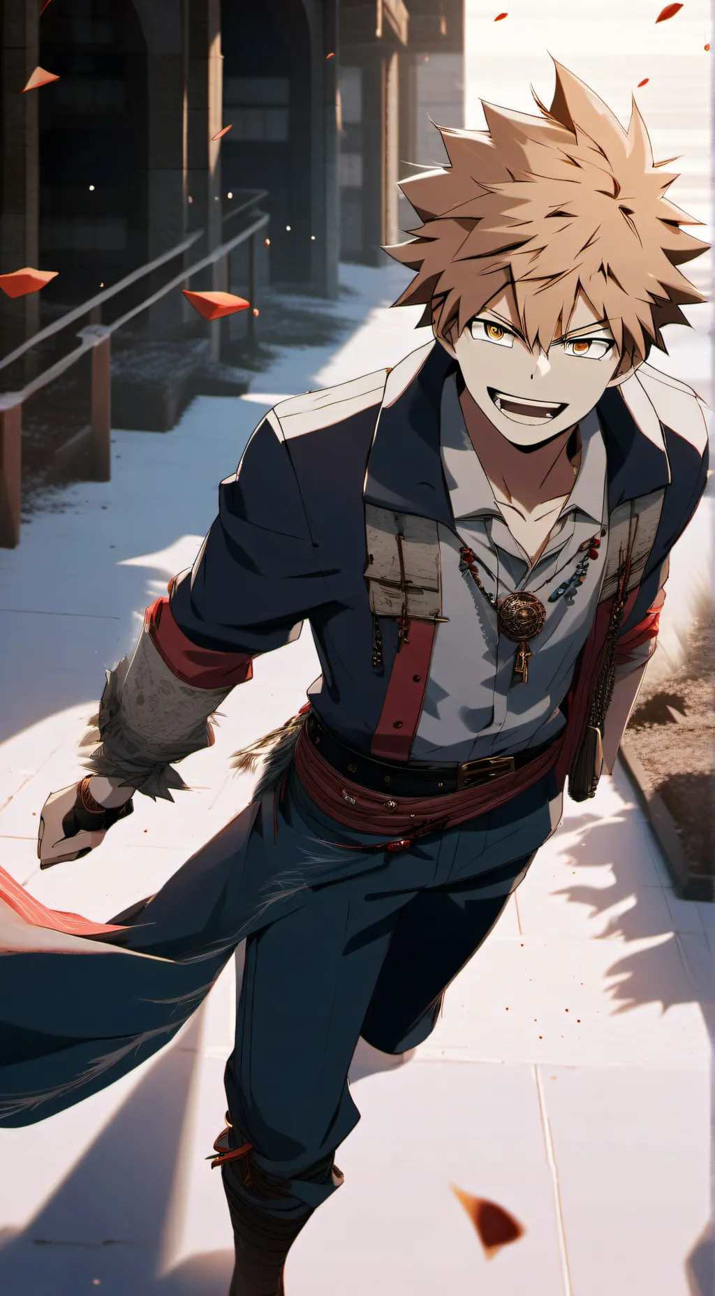 ai character: Bakugo background
