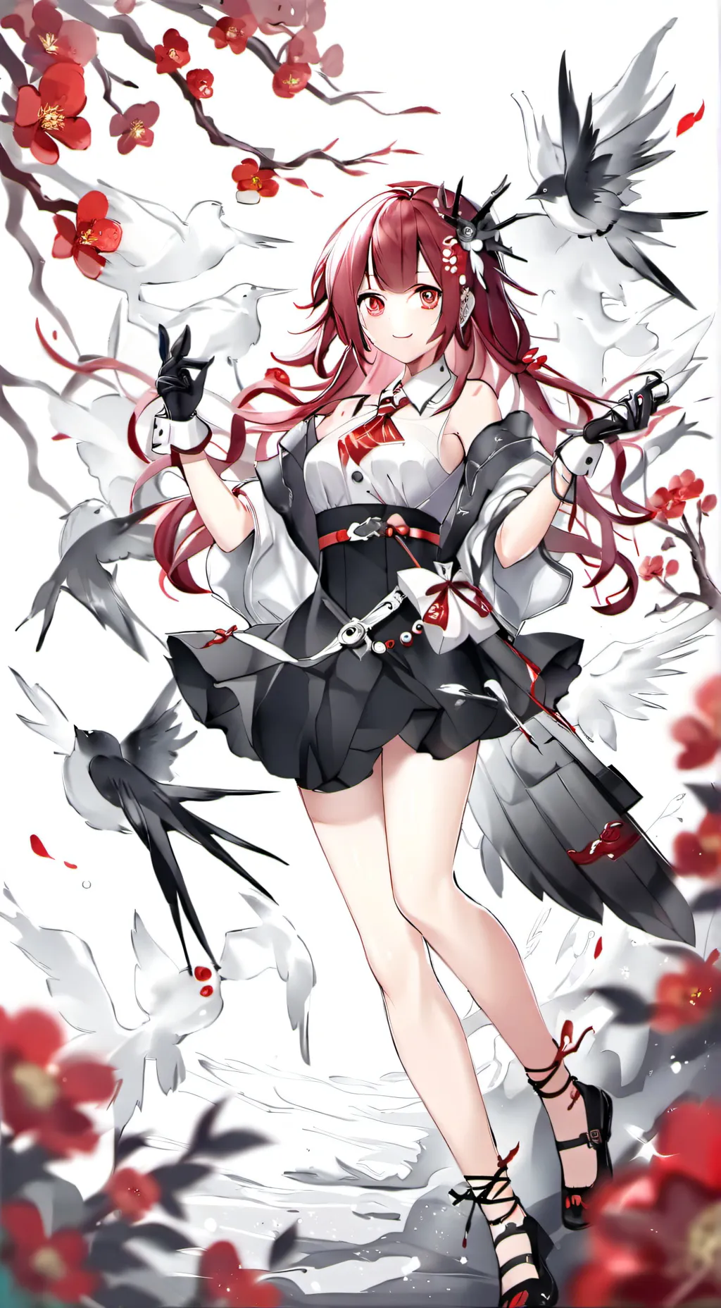 ai character: Kirishima  background