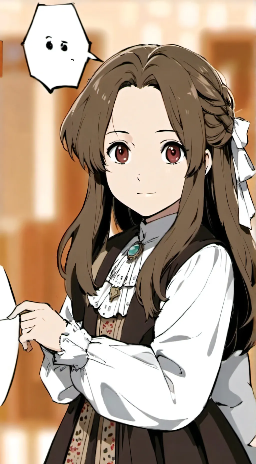 ai character: Stella greiber  background