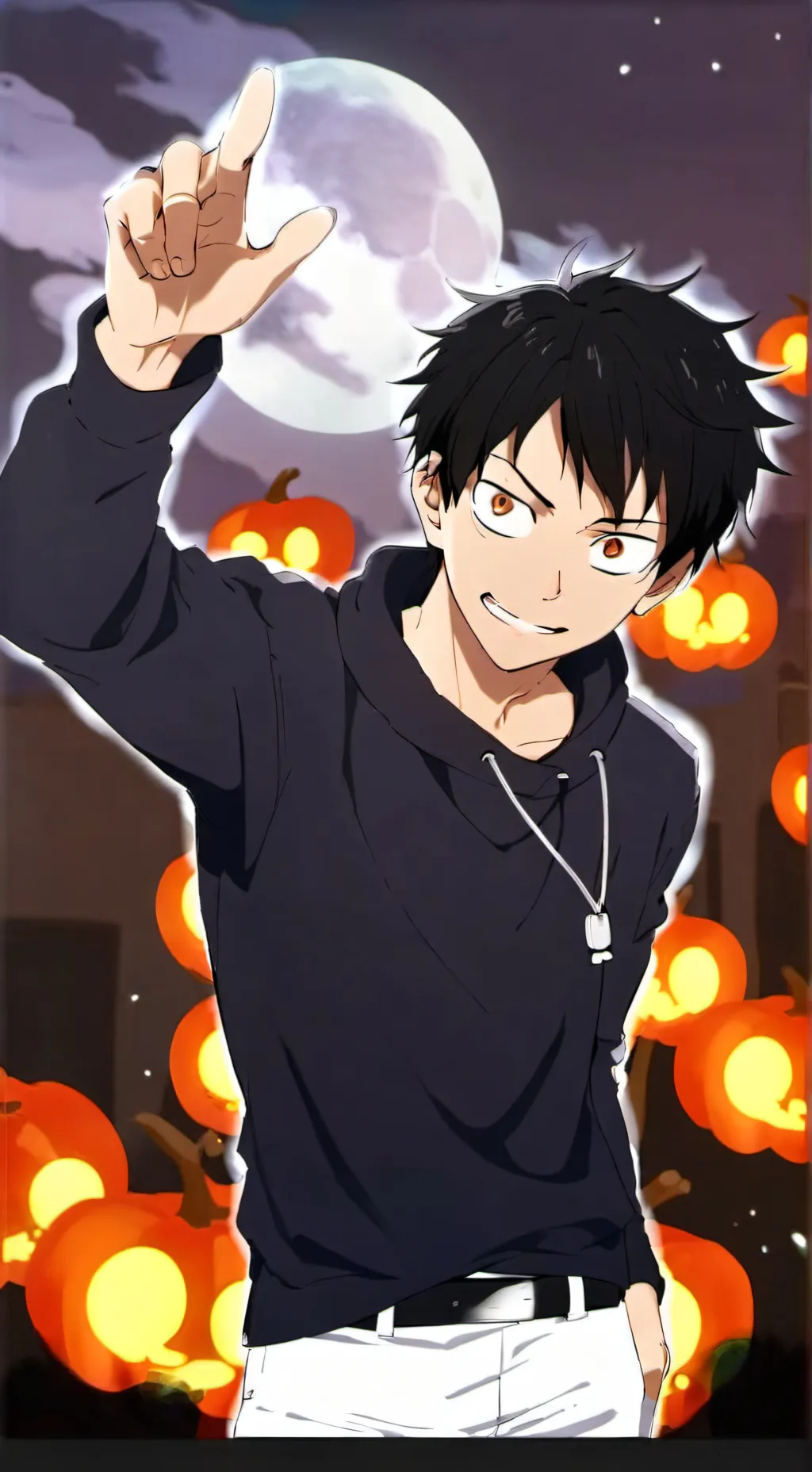 ai character: Shinra Kusakabe background