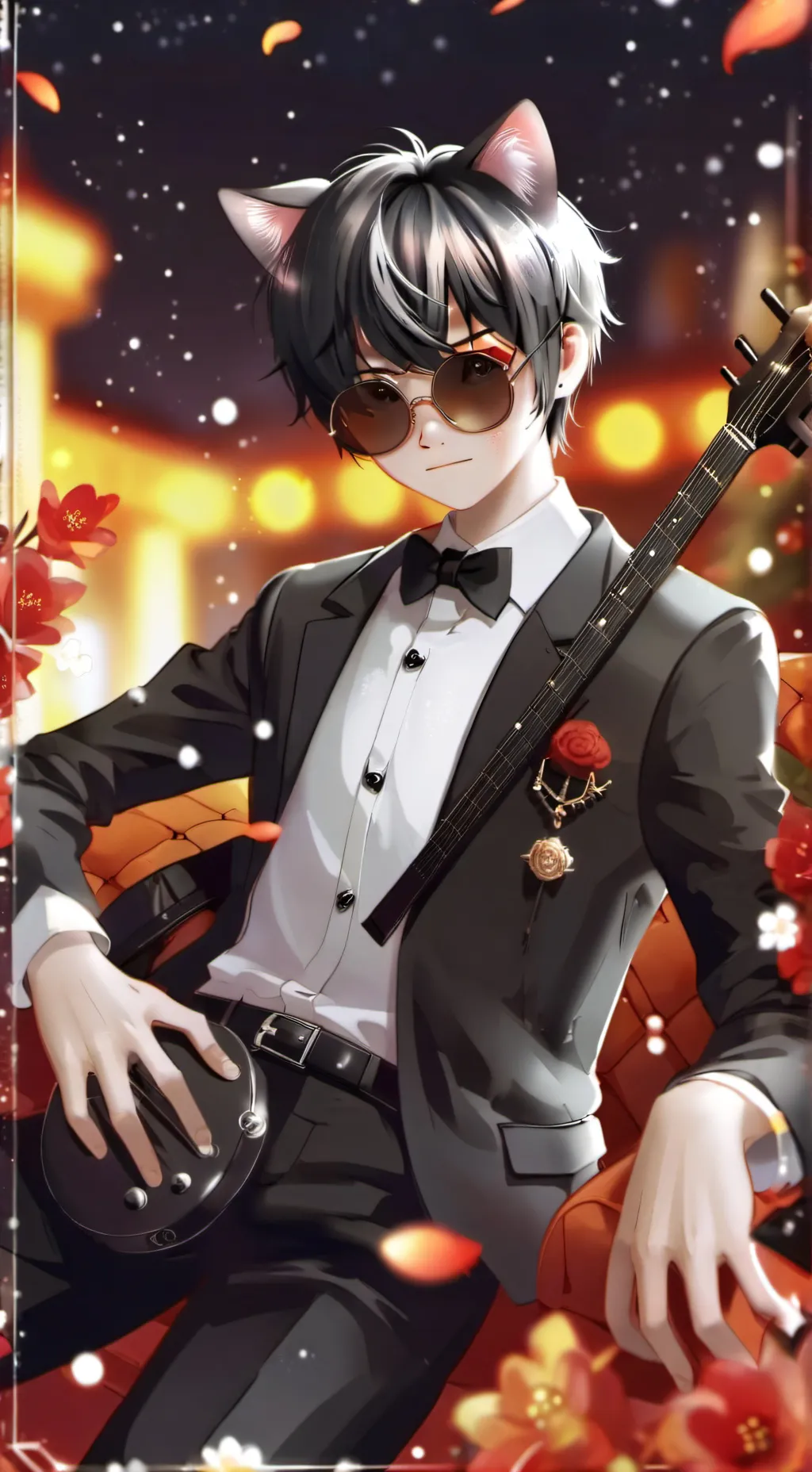 ai character: mha sleepover background