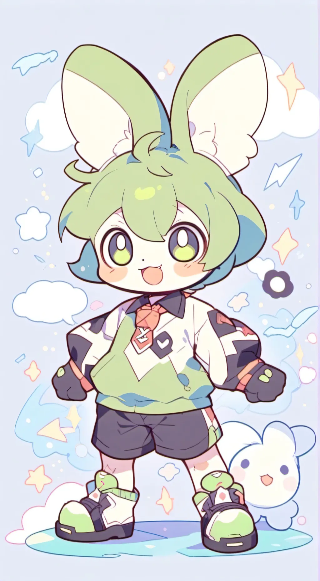 ai character: Baby hoppy (SC) background
