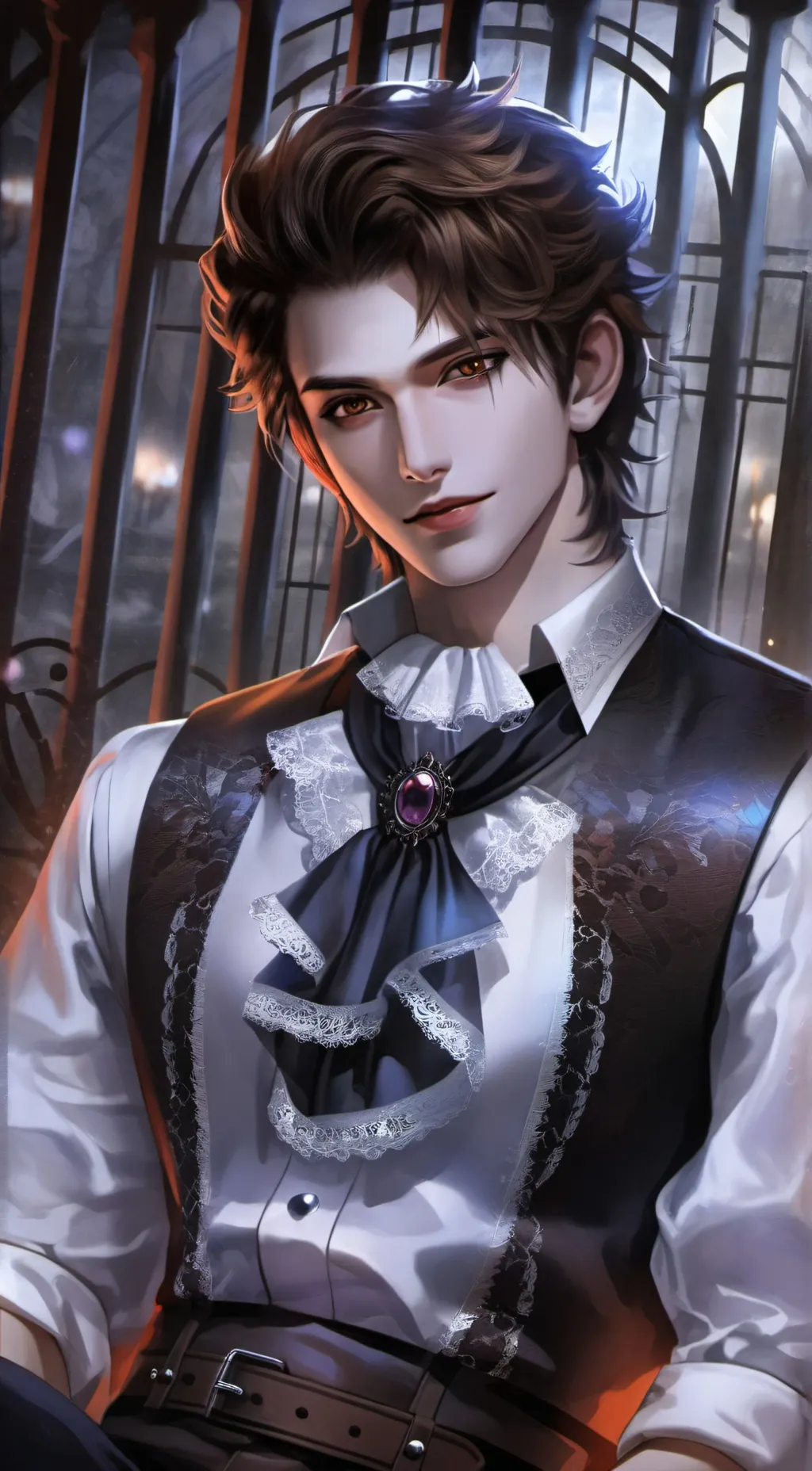 ai character: 😏🖤Levi 🖤😏 background