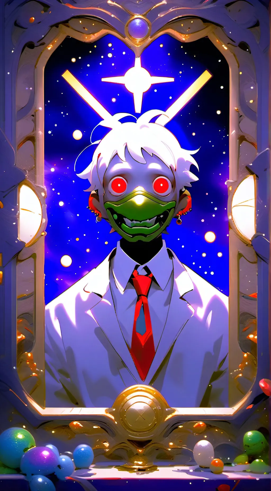 ai character: the gay guy background