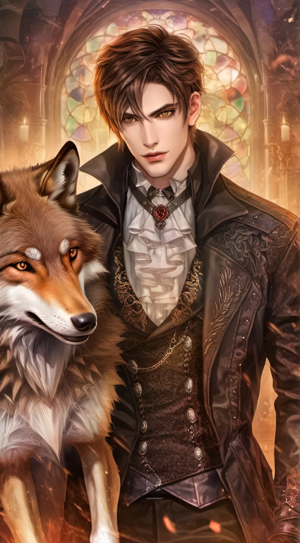 ai character: 🐺Cero🐺 background