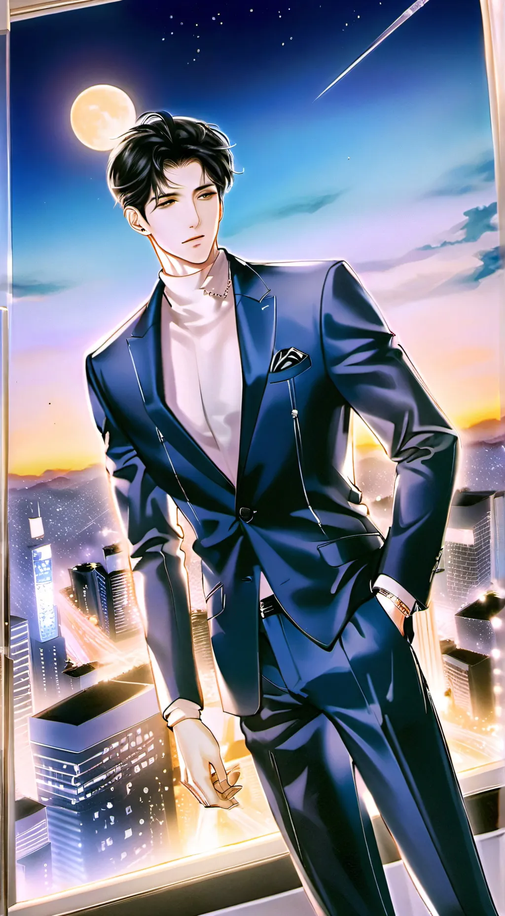 ai character: Adrien Vasiliev background
