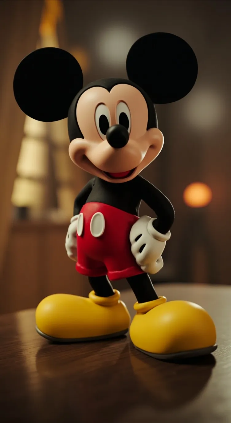 ai character: Mickey Mouse background