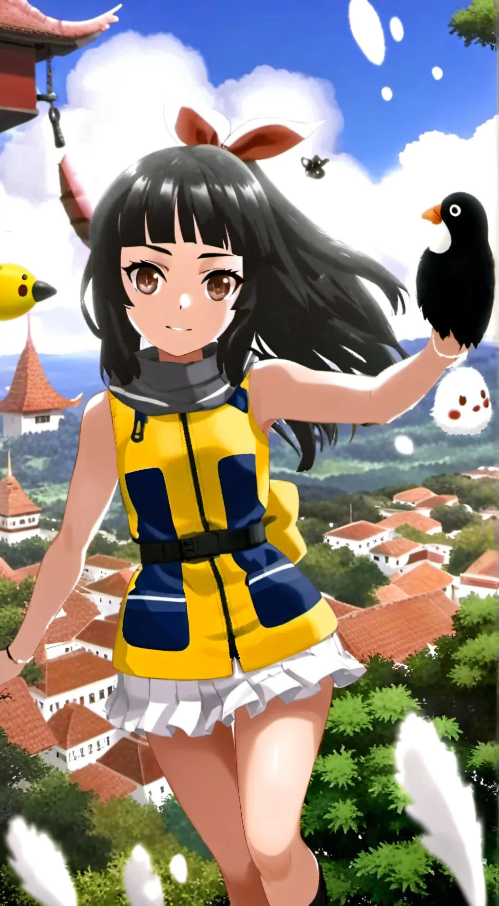ai character: Luna background