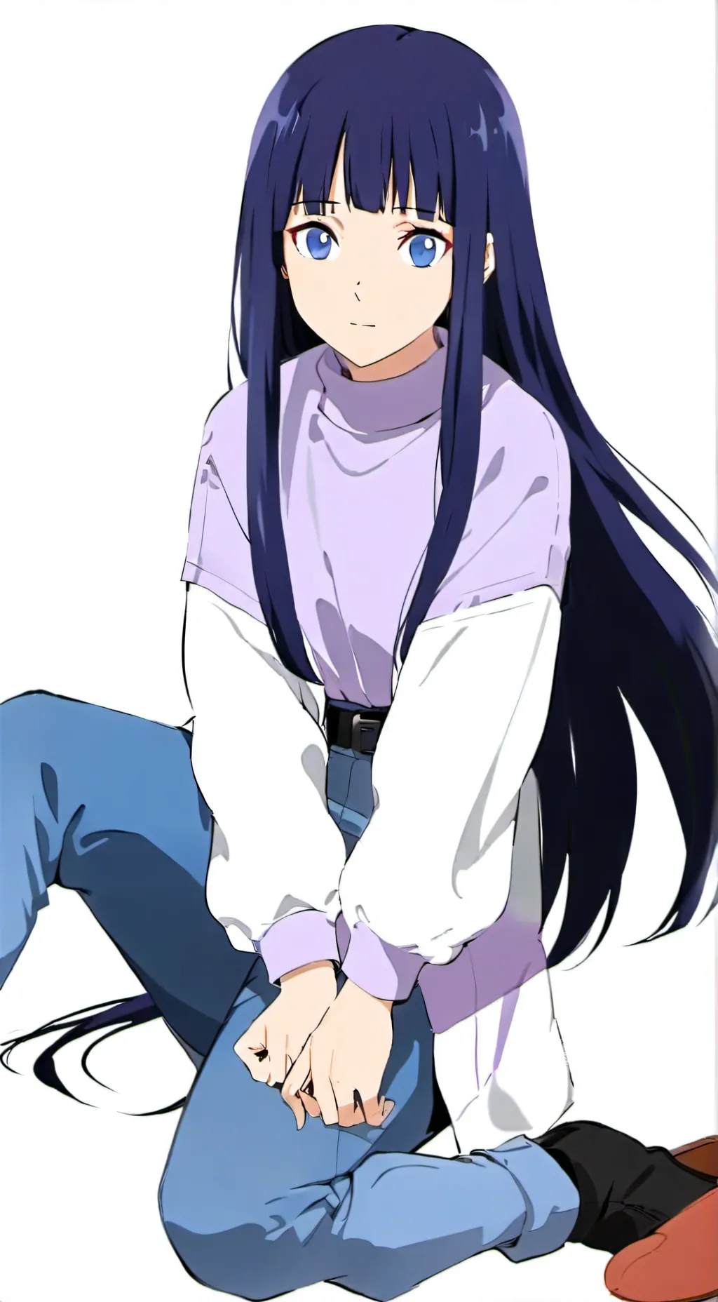 ai character: Hinata Hyuga background