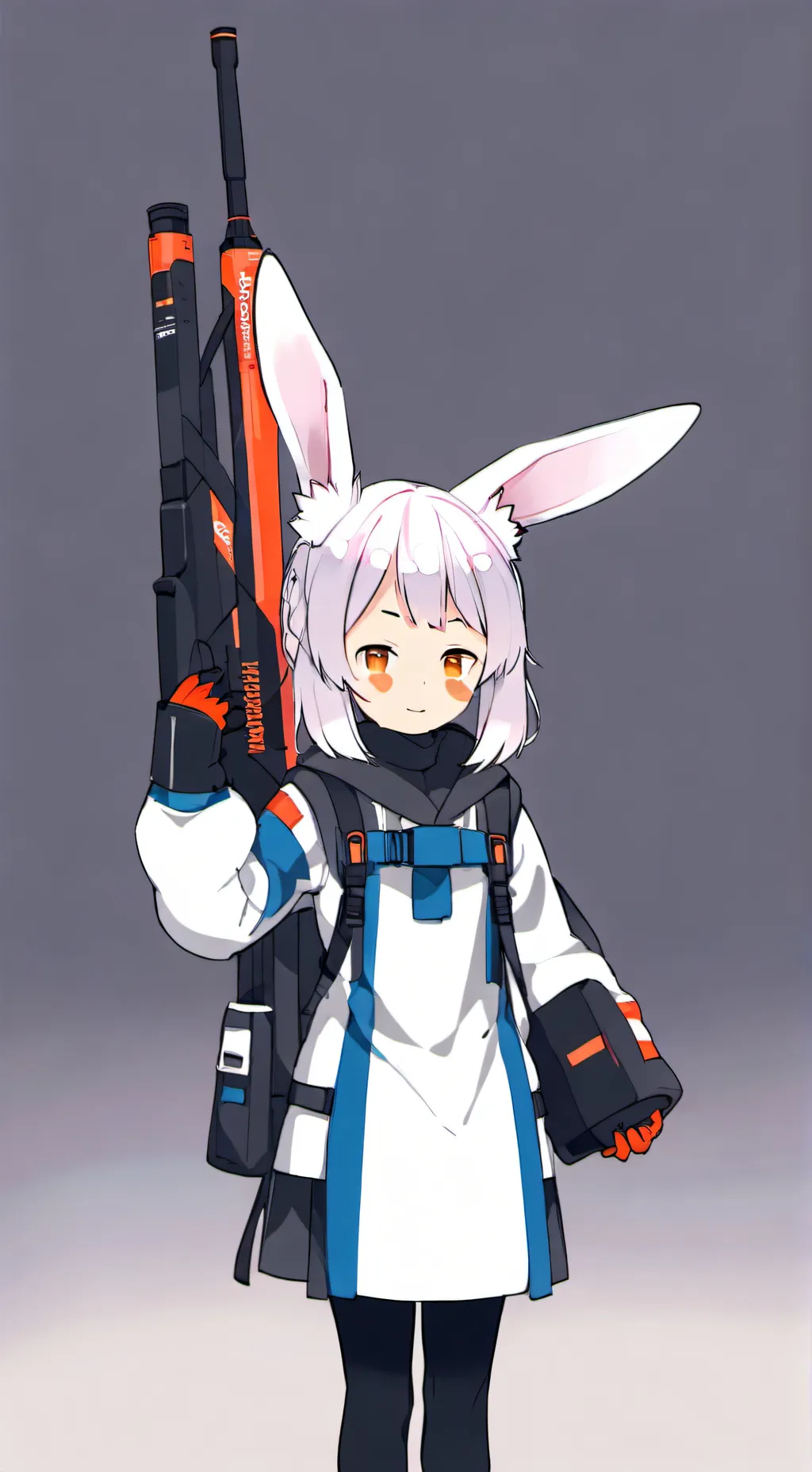 ai character: bunny 👮‍♀️cop background