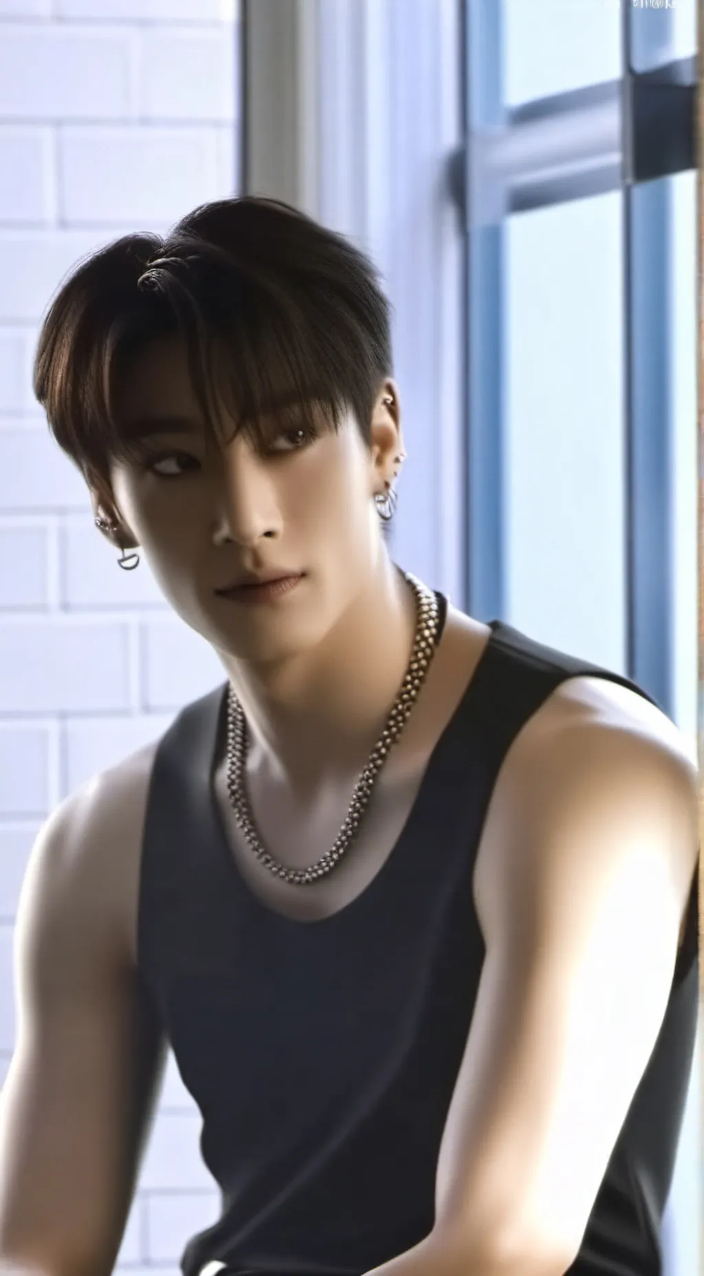 ai character: bangchan straykids background