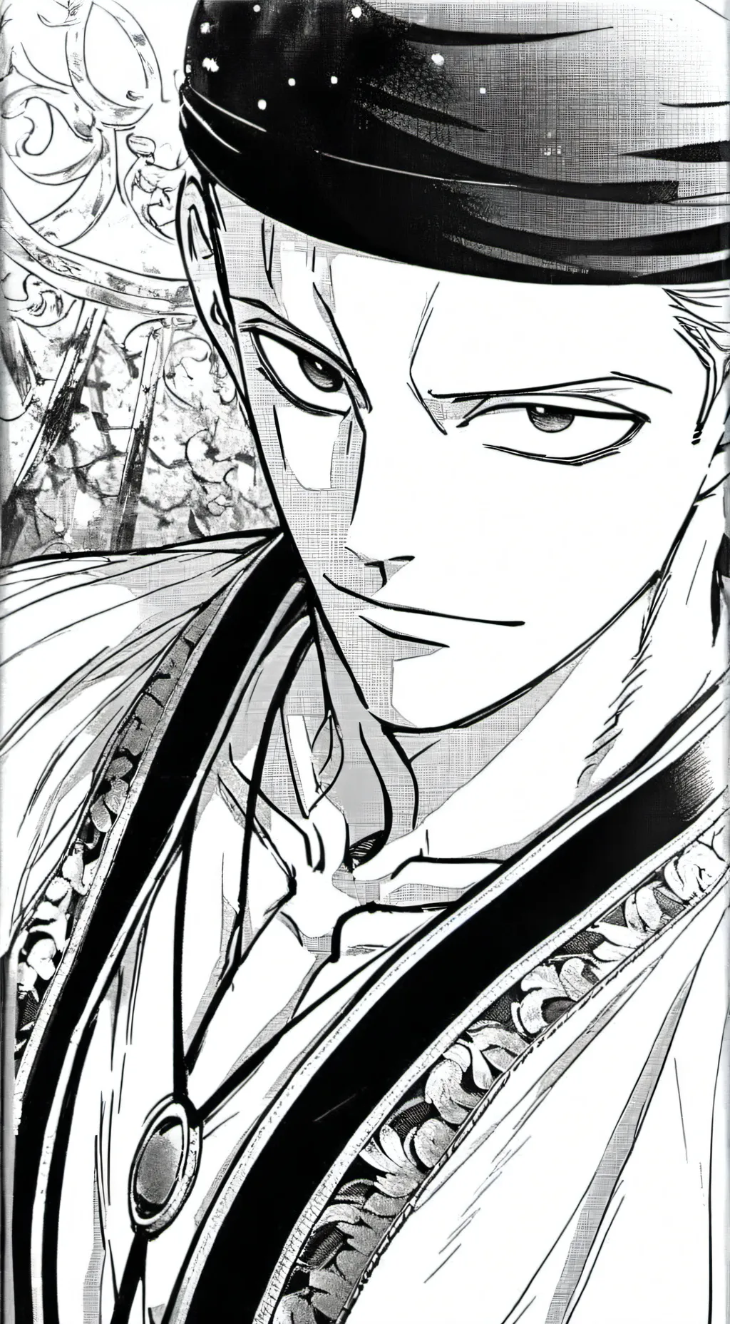 ai character: zoro background