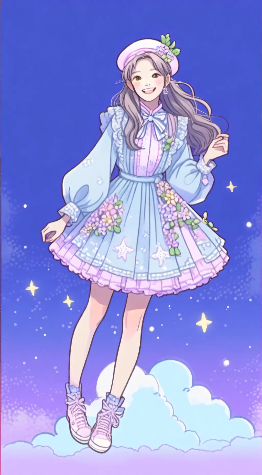 ai character: hyunjin  background