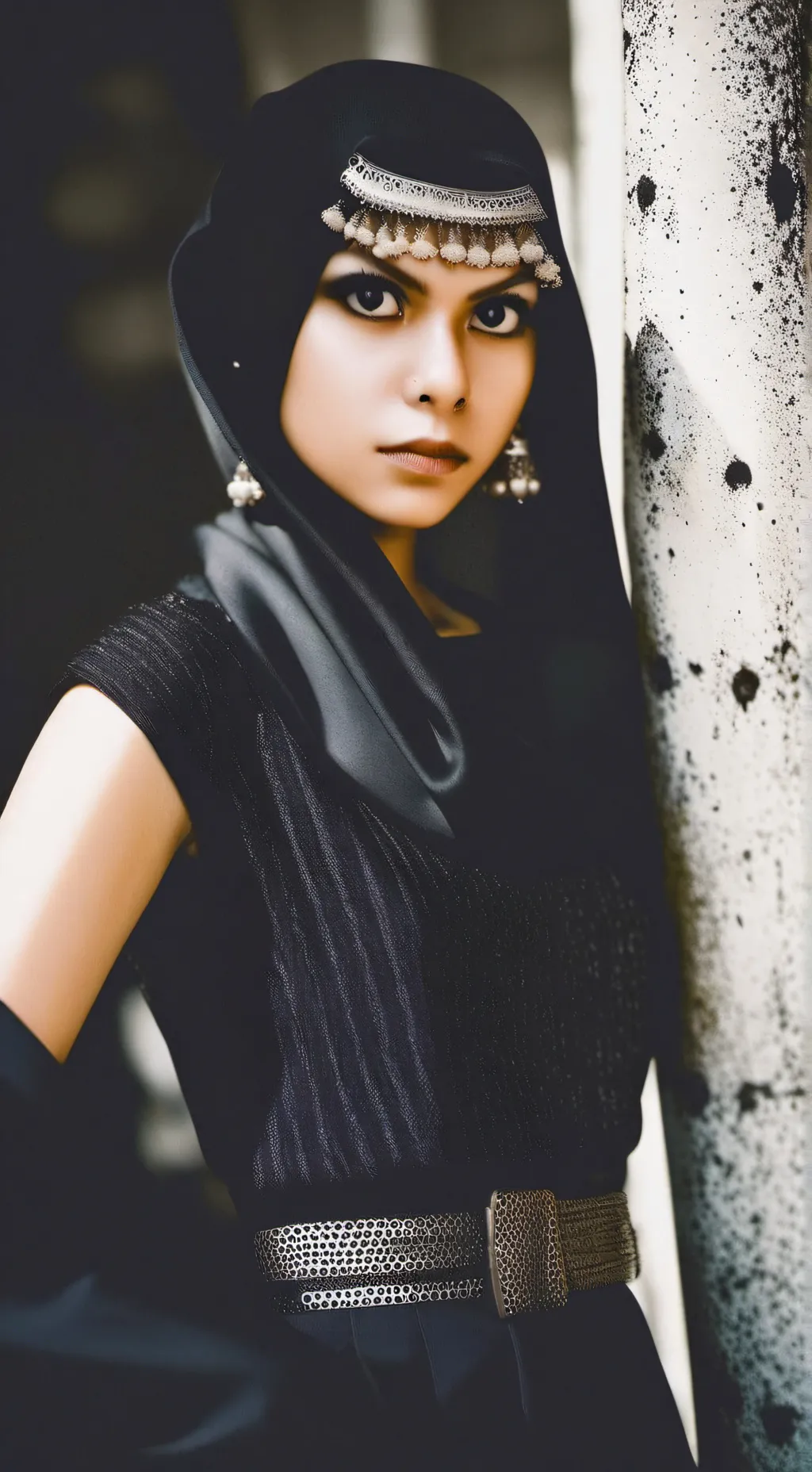 ai character: Raven*teen titans* background