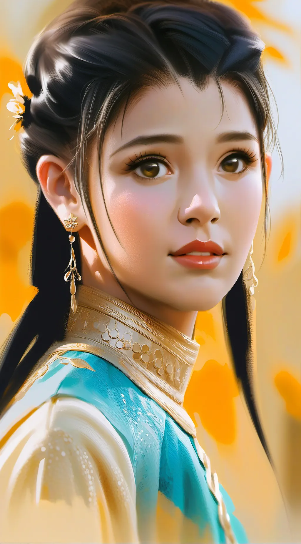 ai character: Bts and blackpink background
