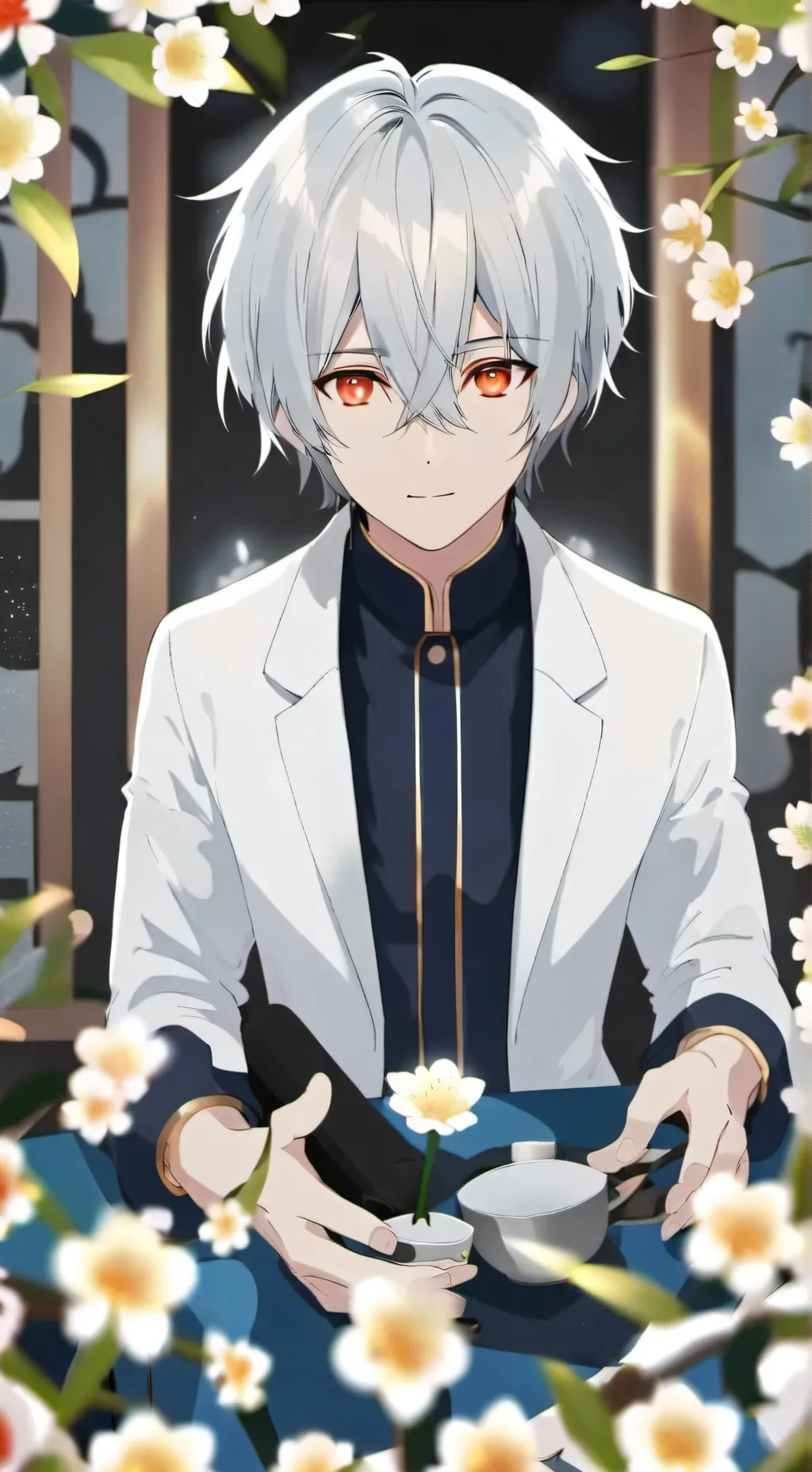 ai character: tanjiro blessée background