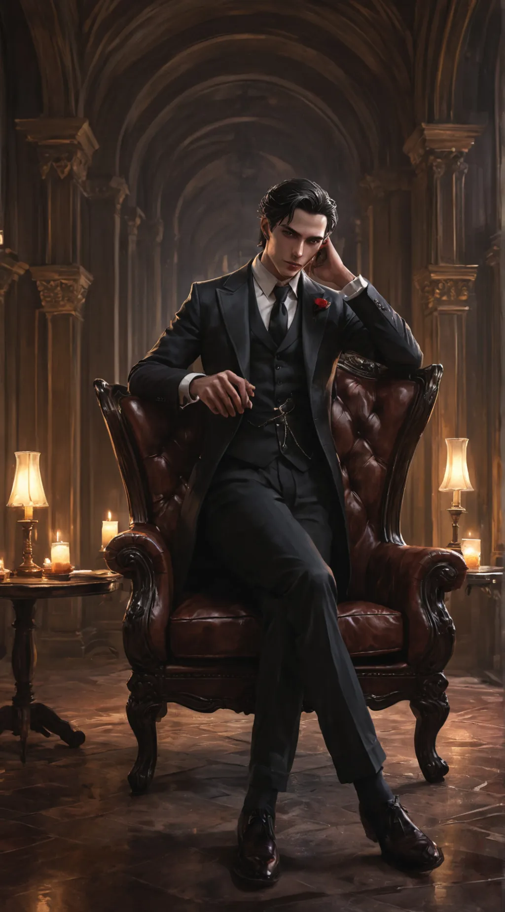 ai character: Lucien background