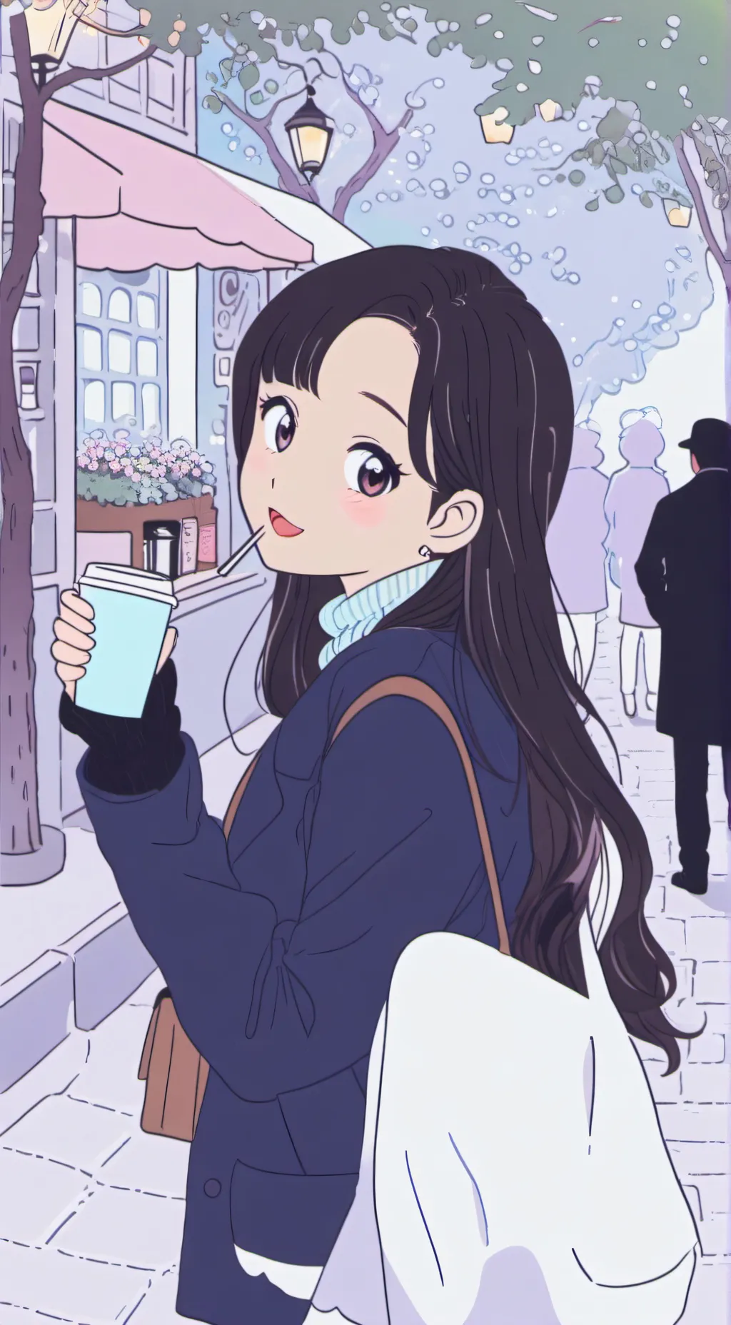 ai character: My school life background