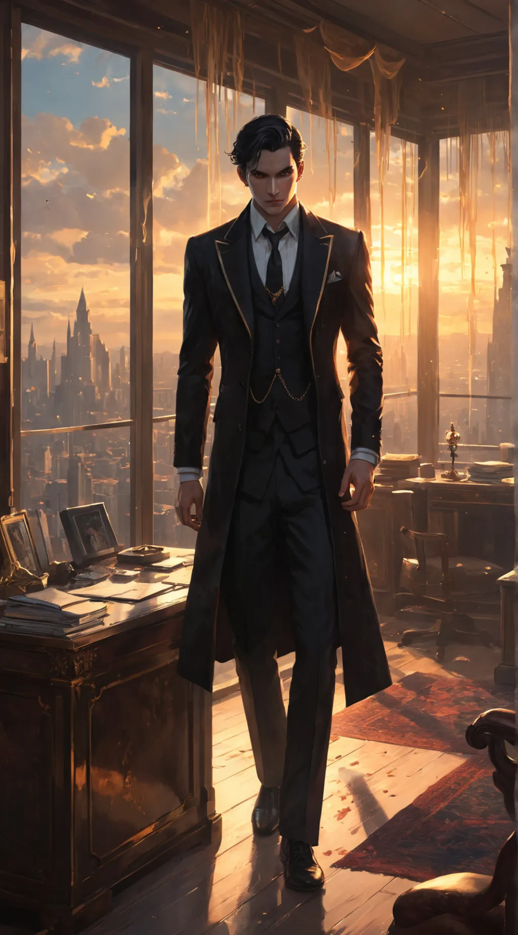 ai character: Lucien background