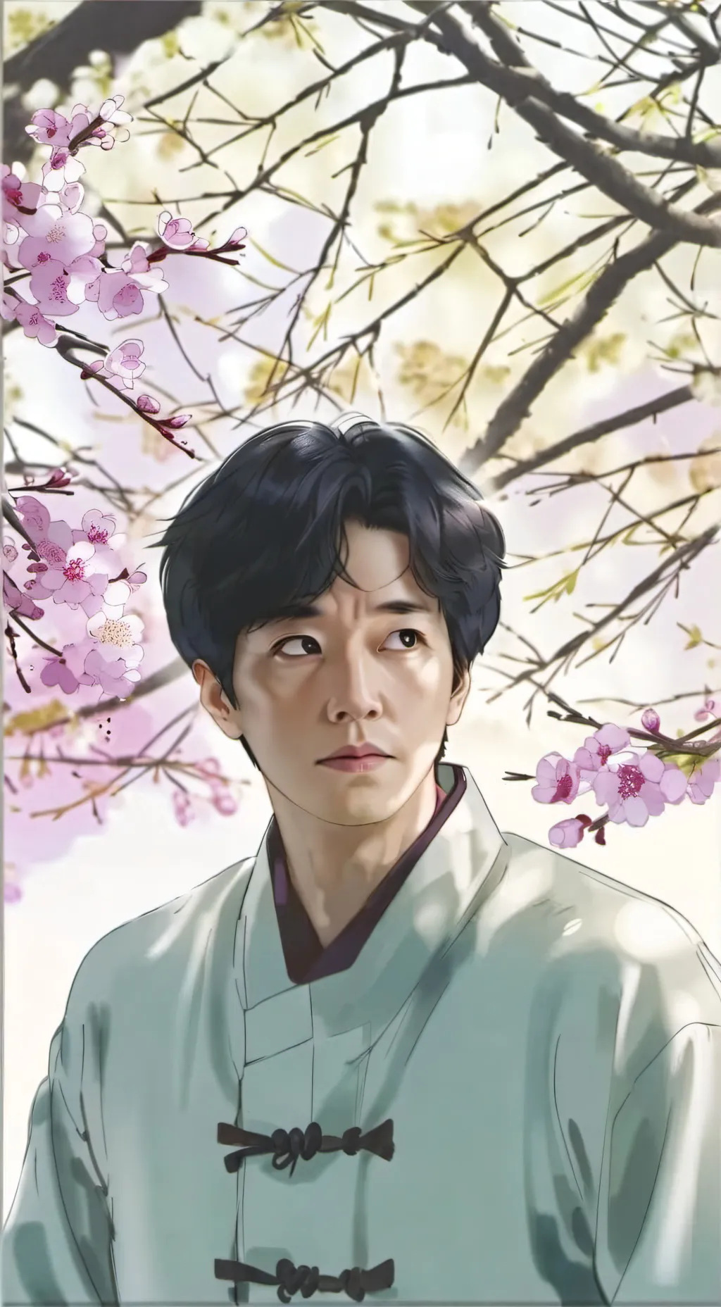 ai character: park ji hyeok background