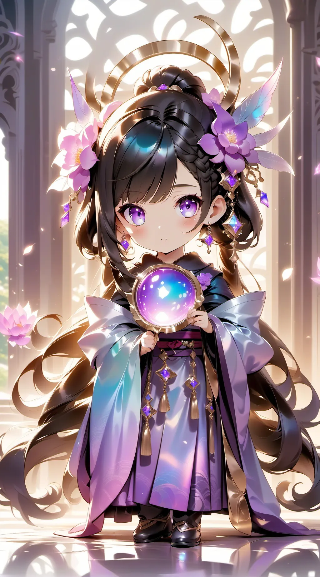 ai character: Tu hermana sol background