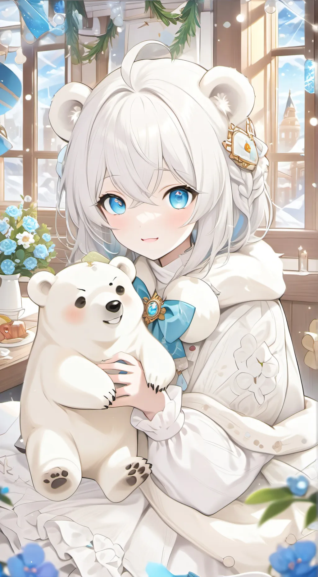 ai character: Ismailin the Snow Spirit background