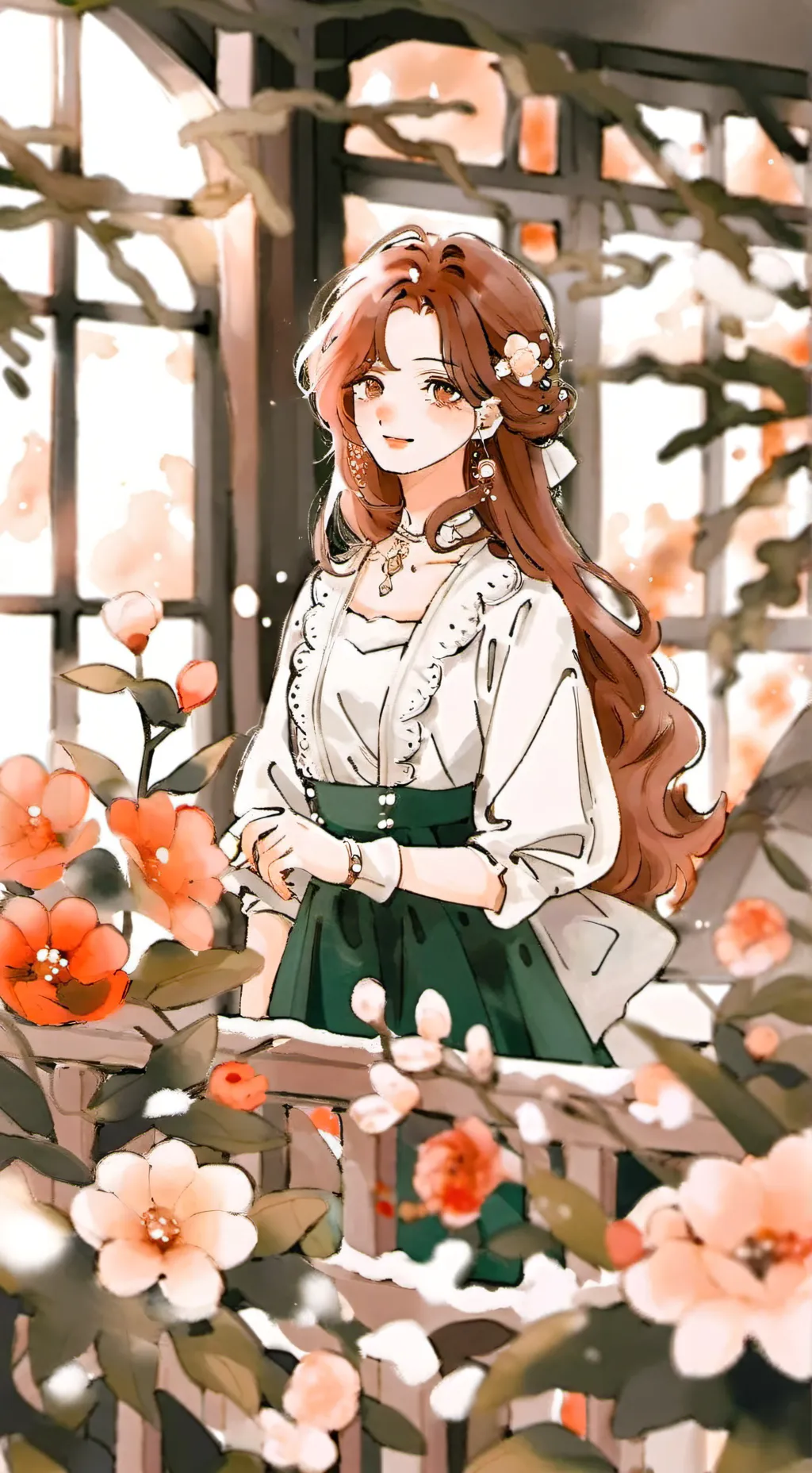 ai character: ★heather★ background